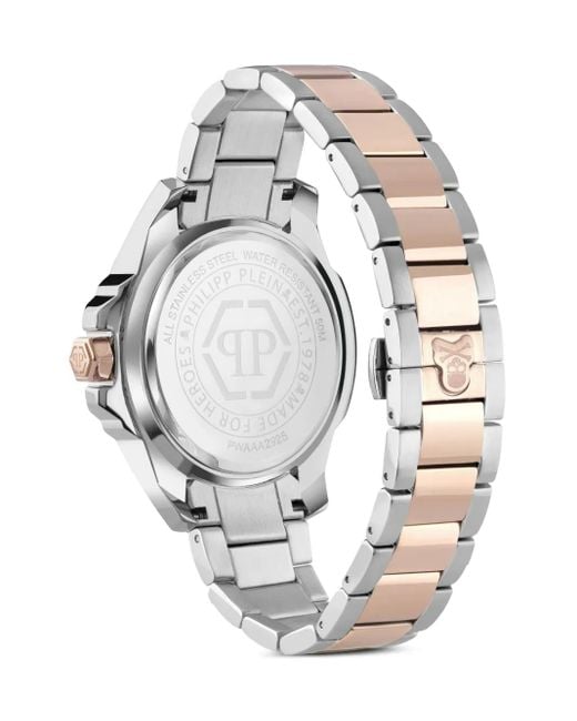 Philipp Plein White Montre The $Kull 44 Mm for men