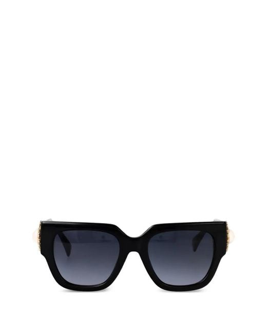 Moschino Blue Square-Frame Sunglasses
