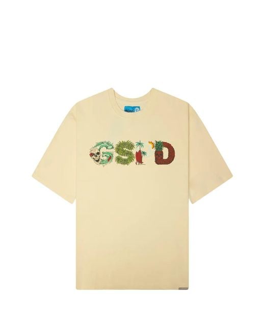 Godspeed Natural Surfs Up Graphic-Print T-Shirt for men