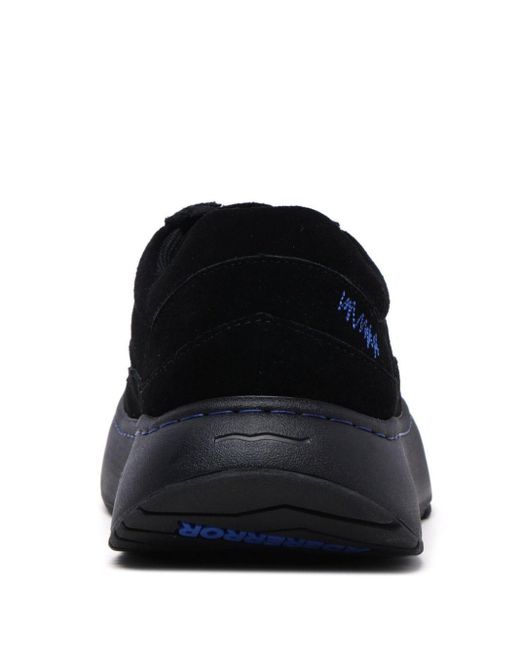 Adererror Black Quilted Suede Sneakers