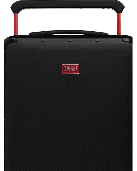 DIESEL Black Top Handle Suitcase