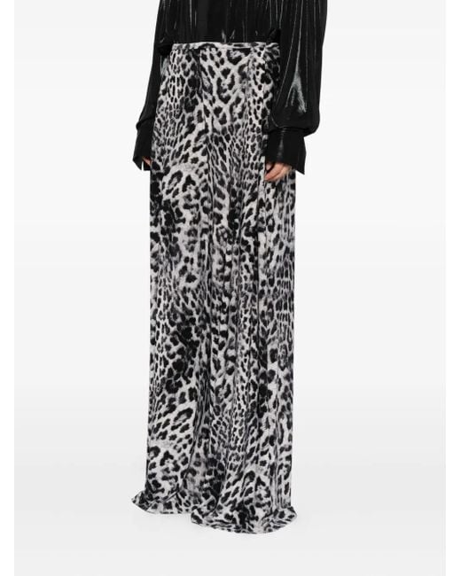 Norma Kamali Gray Pleated Trousers