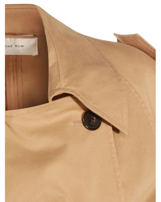 The Row Natural Button Belted Coat