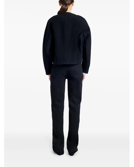 Proenza Schouler Black Mona Cropped Jacket