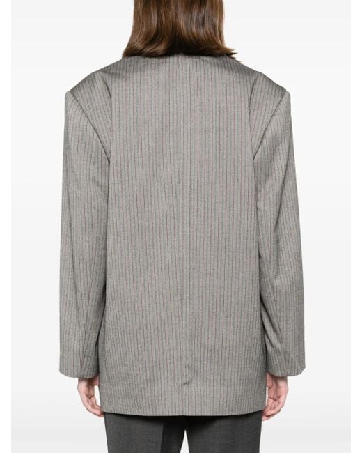 Remain Gray Herringbone Blazer