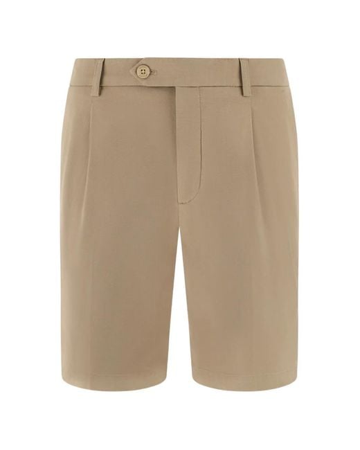 Boggi Natural Welt-Pocket Shorts for men