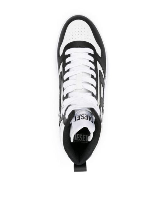 DIESEL S-ukiyo V2 Mid Sneakers Met Vlakken in het White voor heren