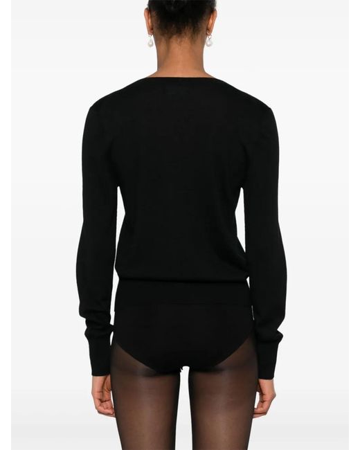 Bompard Black Cashmere Cardigan