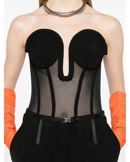 Jean Paul Gaultier The Corset ボディスーツ Black