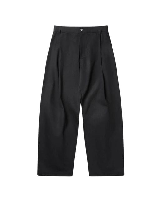 Seventh Black Pleated Wide-Leg Jeans