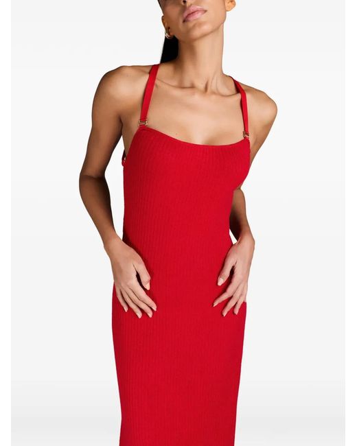 MARK-OFF Red Beverly Long Dress