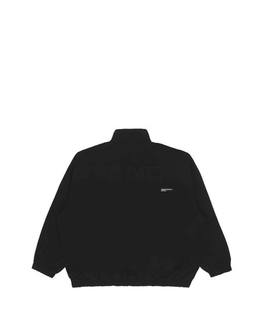 Aape By A Bathing Ape Black Moonface-Patch Zip Jacket for men
