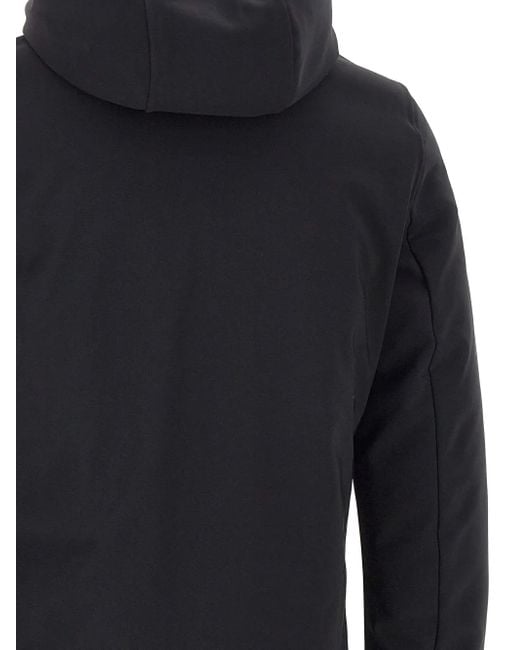 Rrd Blue Hooded Padded Jacket for men