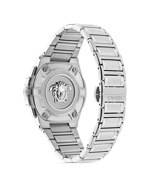Versace Gray Greca Reaction 43Mm Watch for men