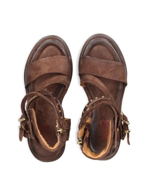 A.s.98 Brown Lexi Sandals