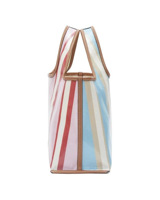 3.1 Phillip Lim Blue Mini Striped Tote Bag
