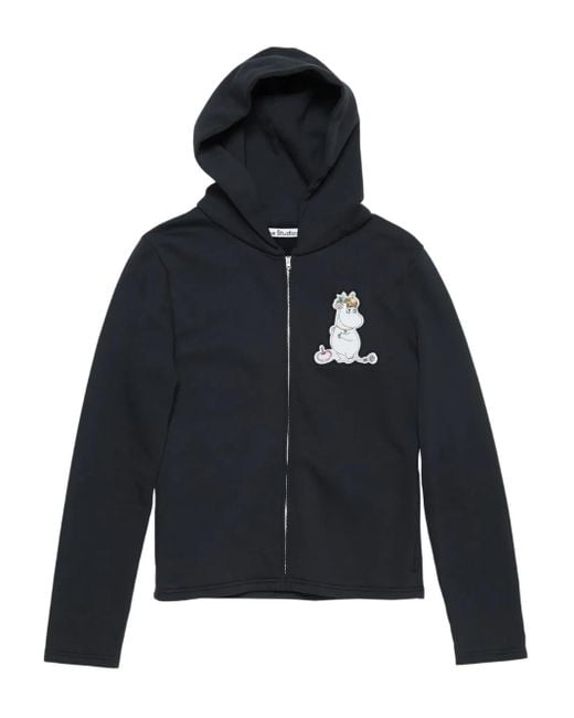 Acne ジップアップ パーカー Blue