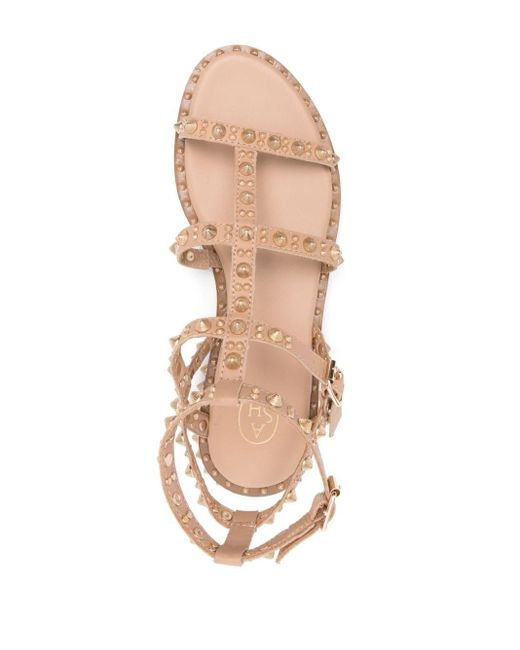 Ash Pepsy Stud-embellished Sandals Pink