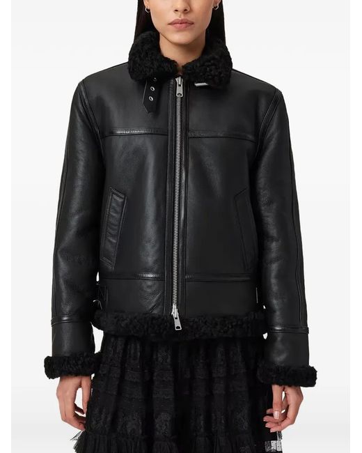 Chaqueta Lorel Con Cremallera AllSaints de color Black