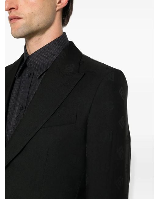 Dolce & Gabbana Black 'Monogram' Jacket for men