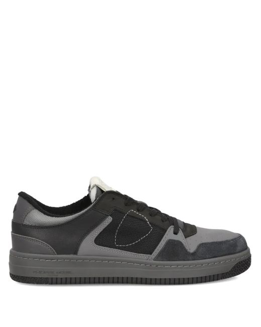 Zapatillas bajas con paneles de malla Philippe Model de hombre de color Black