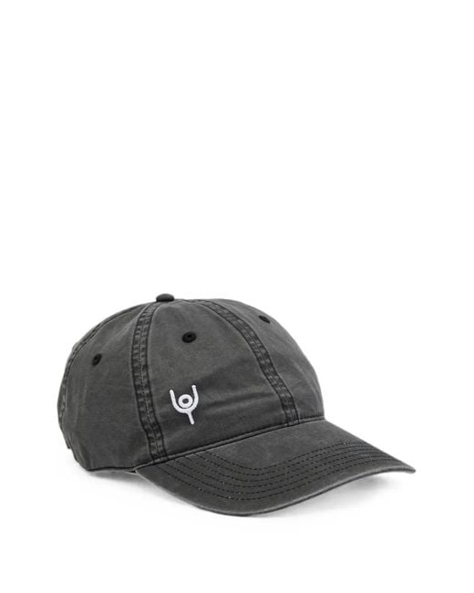 Now You Live Gray Origin Logo-Embroidered Baseball Cap