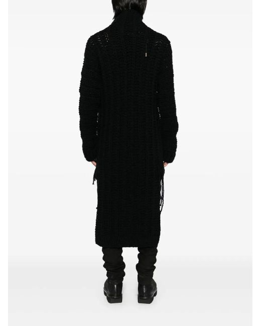 Boris Bidjan Saberi Black Wool Jumper for men