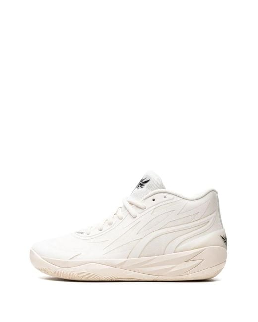 PUMA White Mb.02 "Whisper" Sneakers for men
