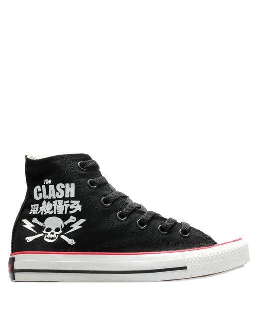 Converse Black All Star The Clash 2 High-Top Sneakers