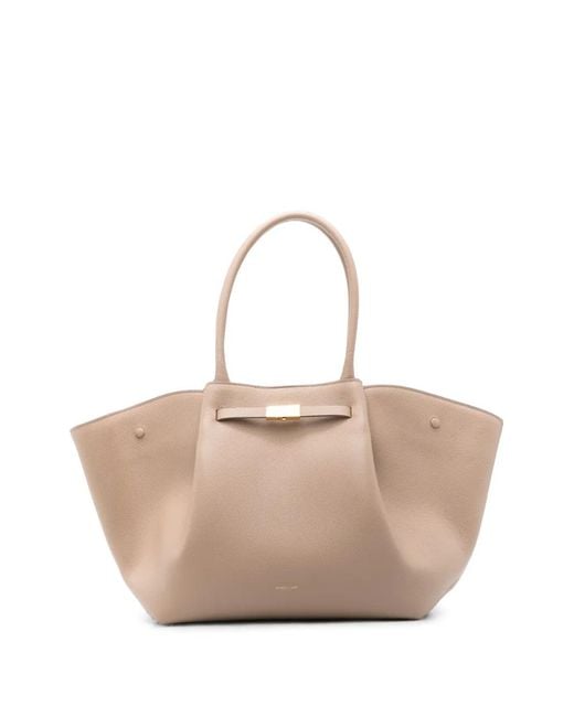 DeMellier London Natural Small New York Leather Tote Bag