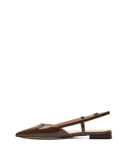 Stuart Weitzman White Vinnie Slingback Pumps