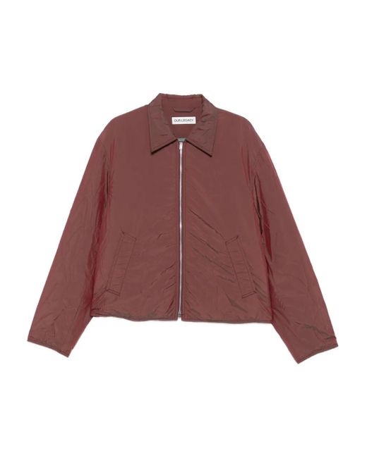 Our Legacy Red Zip-Fastening Pocket Jacket for men