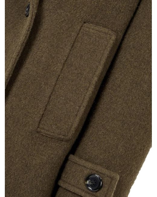 Studio Tomboy X Brown Double-Breasted Coat