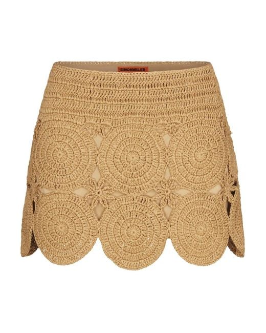 Simon Miller Natural Beep Beep Mini Skirt
