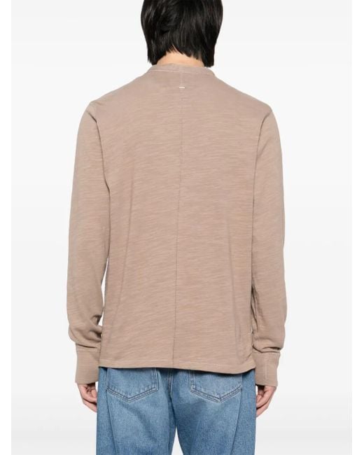Rag & Bone Natural Classic Flame Henley Polo Shirt for men