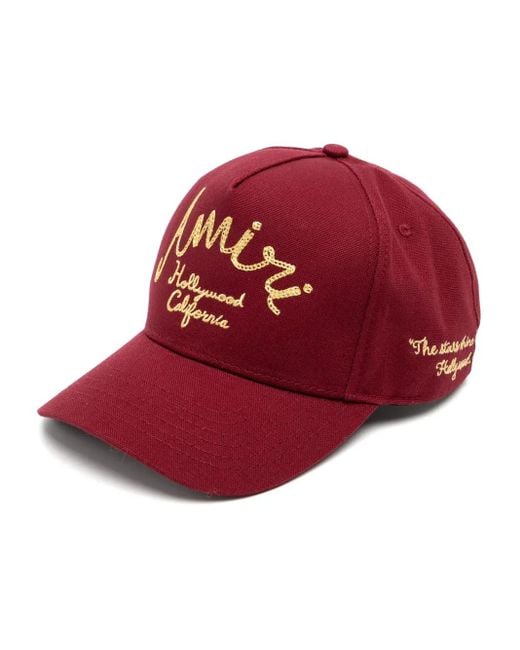 Amiri Hollywood Cap in Red for Men | Lyst