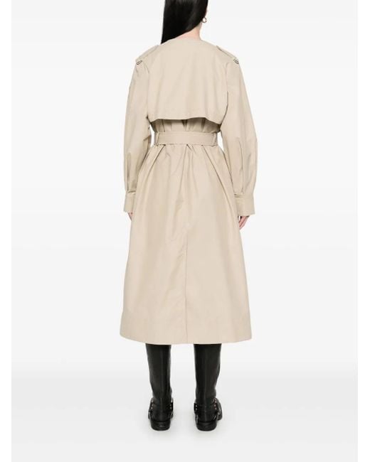 Moncler Natural Gourdon Trench Coat