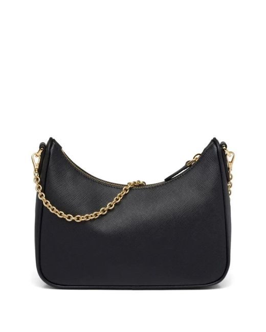 Borsa Re-Edition 2005 di Prada in Black