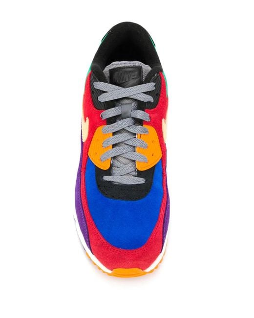 Nike Red Air Max 90 "Viotech" Sneakers