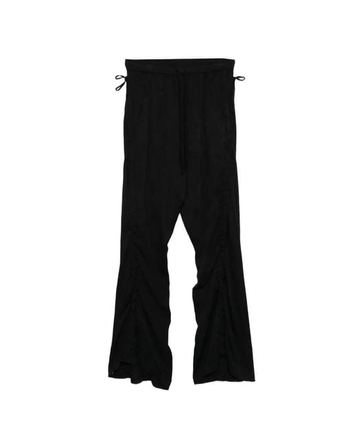 Julius Black Drawstring Trousers for men