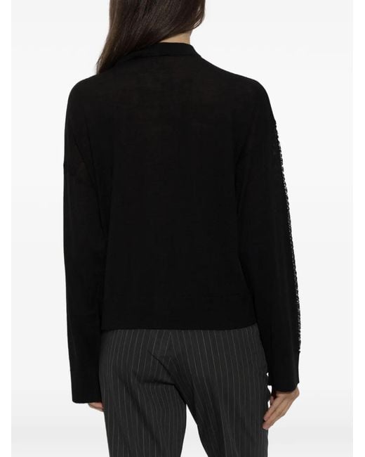 IRO Black Iconia Buttoned Cardigan