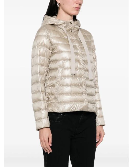 Herno Natural Nylon Short Down Jacket