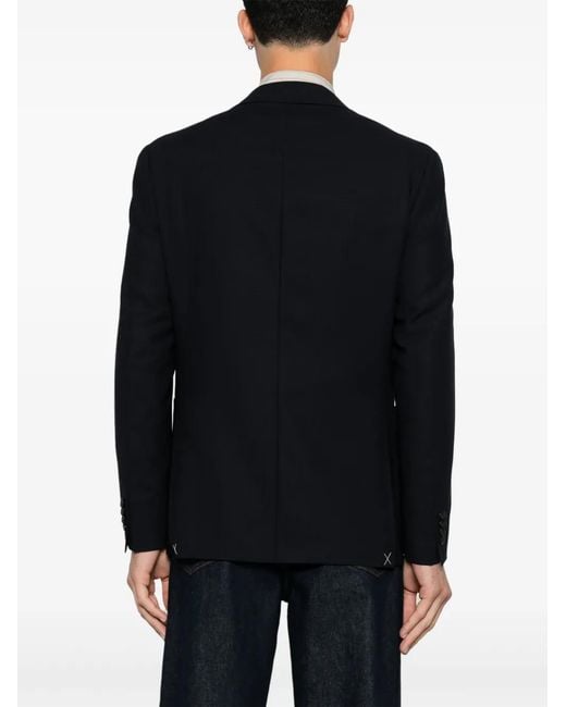 Canali Blue Wool Blazer for men