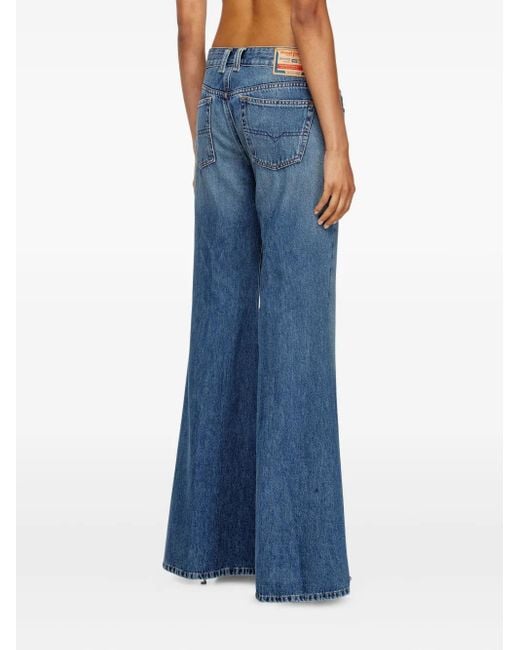 DIESEL Blue 1970 D-Bleess Flared Jeans