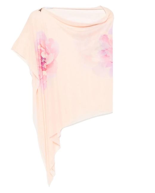 Patrizia Pepe アシンメトリー ブラウス Pink