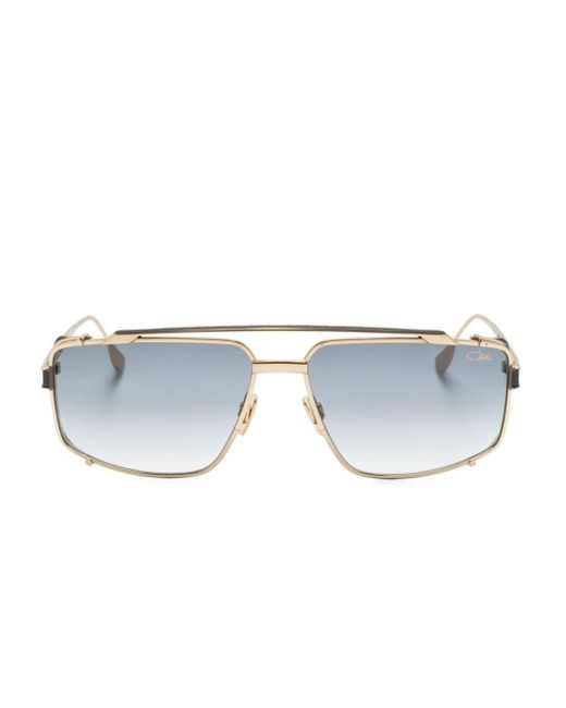 Cazal Blue 7563 Pilot-frame Sunglasses