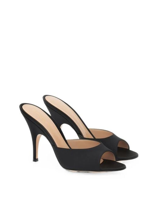 Gianvito Rossi Black Sofia Mules 95