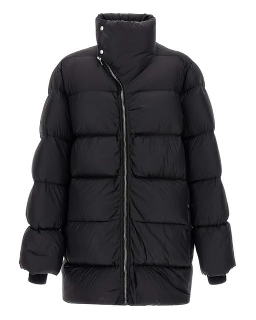 Rick Owens Turtle Gewatteerde Donsjas in het Black voor heren