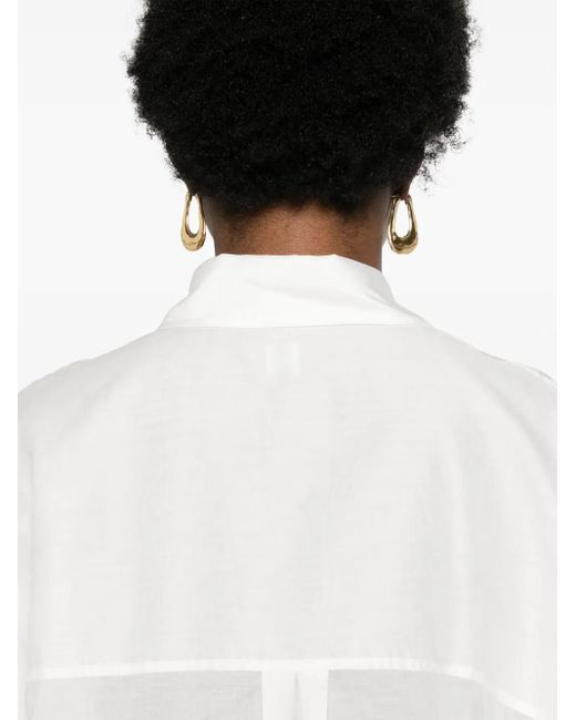 Totême White Cotton Blend Shirt