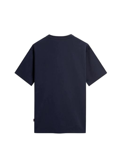 Sebago Blue Logo-Patch Pocket T-Shirt for men